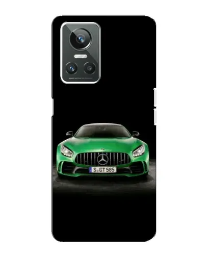 Чехол для Realme GT Neo 3 с картинкой «Mercedes — неоновый лого»