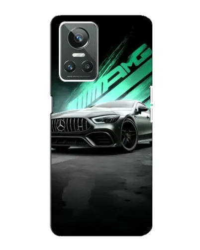 Чехол для Realme GT Neo 3 с картинкой «Темный Mercedes AMG»