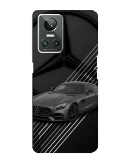 Чехол для Realme GT Neo 3 с картинкой «Mercedes AMG — графика»