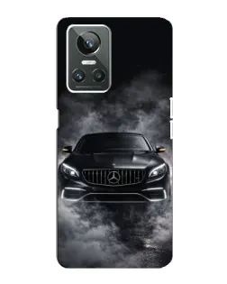 Чехол для Realme GT Neo 3 с картинкой «Mercedes в дыму»