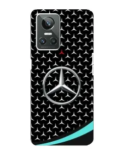 Чехол для Realme GT Neo 3 с картинкой «Mercedes — бирюзовый акцент»