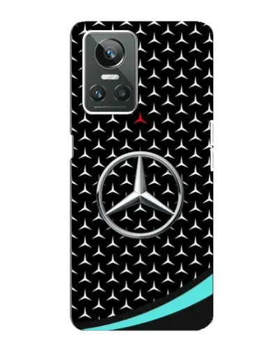 Чехол для Realme GT Neo 3 с картинкой «Mercedes — бирюзовый акцент»