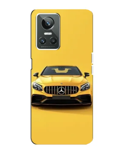 Чехол для Realme GT Neo 3 с картинкой «Желтый Mercedes GT»