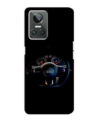 Чехол для Realme GT Neo 3 с картинкой «Салон Audi — руль»