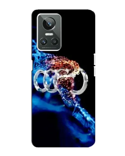 Чехол для Realme GT Neo 3 с картинкой «Энергия лого Audi»