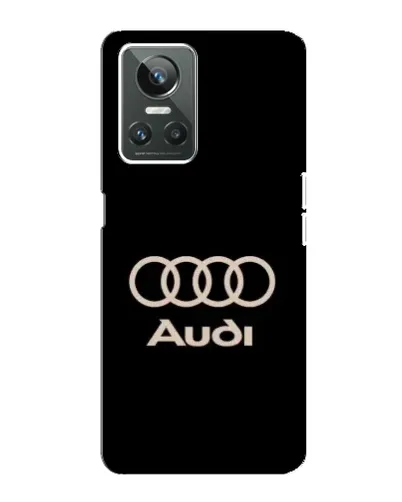 Чехол для Realme GT Neo 3 с картинкой «Audi — золотой логотип»