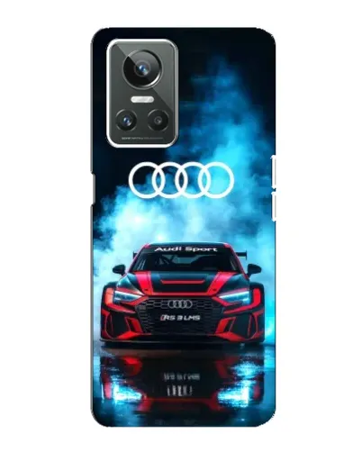 Чехол для Realme GT Neo 3 с картинкой «Audi Sport — неон»