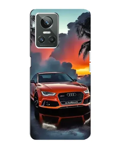 Чехол для Realme GT Neo 3 с картинкой «Audi — закат»