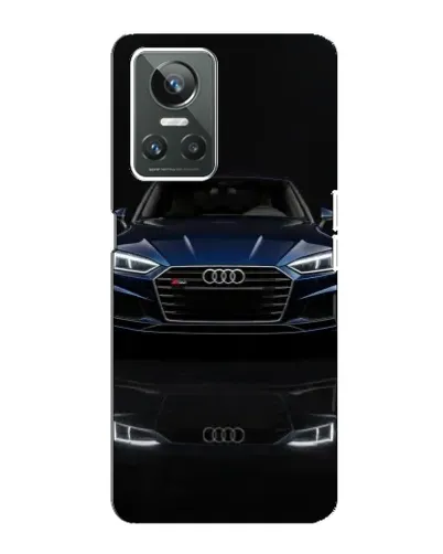 Чехол для Realme GT Neo 3 с картинкой «Audi — ночное отражение»
