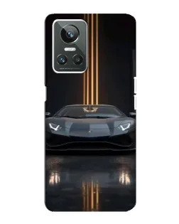 Чехол для Realme GT Neo 3 с картинкой «Lamborghini золотые линии» Чехол для Realme GT Neo 3 с картинкой «Lamborghini золотые линии»