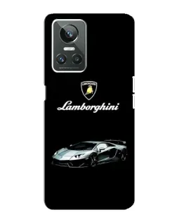 Чехол для Realme GT Neo 3 с картинкой «Логотип Lamborghini классика»