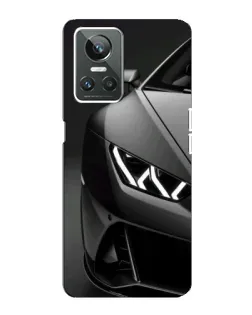 Чехол для Realme GT Neo 3 с картинкой «Lamborghini фары детализация»