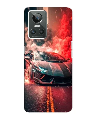 Чехол для Realme GT Neo 3 с картинкой «Lamborghini красный дым» Чехол для Realme GT Neo 3 с картинкой «Lamborghini красный дым»