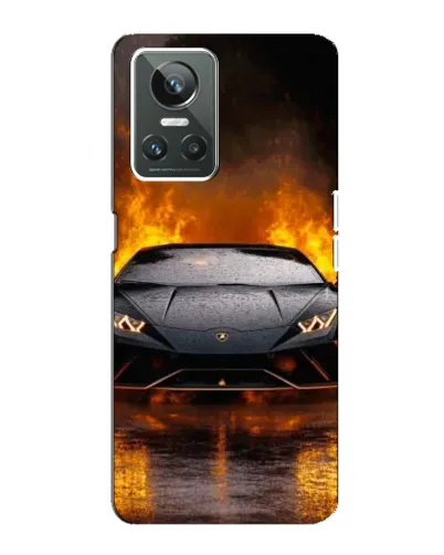 Чехол для Realme GT Neo 3 с картинкой «Lamborghini в огне» Чехол для Realme GT Neo 3 с картинкой «Lamborghini в огне»