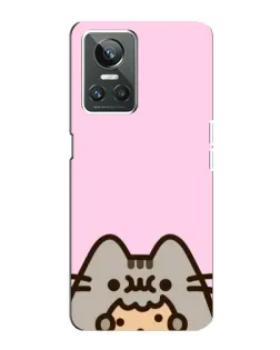 Чехол для Realme GT Neo 3 с картинкой «Pusheen и печенье» Чехол для Realme GT Neo 3 с картинкой «Pusheen и печенье»