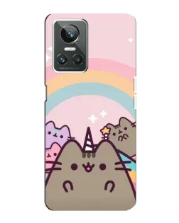 Чехол для Realme GT Neo 3 с картинкой «Единорог Pusheen» Чехол для Realme GT Neo 3 с картинкой «Единорог Pusheen»