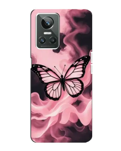 Чехол для Realme GT Neo 3 с картинкой «Бабочка в дыму»