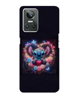 Чехол для Realme GT Neo 3 с картинкой «Stitch в цветах» Чехол для Realme GT Neo 3 с картинкой «Stitch в цветах»