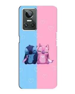 Чехол для Realme GT Neo 3 с картинкой «Stitch и Angel Love» Чехол для Realme GT Neo 3 с картинкой «Stitch и Angel Love»
