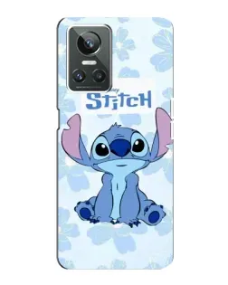 Чехол для Realme GT Neo 3 с картинкой «Stitch среди цветов» Чехол для Realme GT Neo 3 с картинкой «Stitch среди цветов»