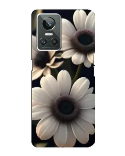 Чехол для Realme GT Neo 3 с картинкой «Белые маргаритки макро»
