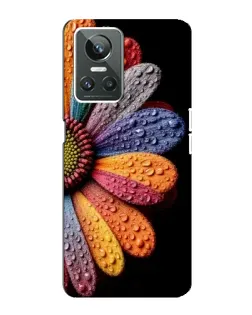 Чехол для Realme GT Neo 3 с картинкой «Радужный цветок»