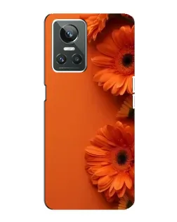 Чехол для Realme GT Neo 3 с картинкой «Оранжевые герберы»