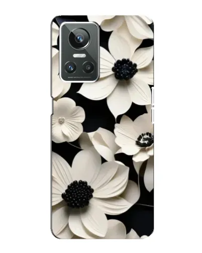 Чехол для Realme GT Neo 3 с картинкой «Объемные белые цветы» Чехол для Realme GT Neo 3 с картинкой «Объемные белые цветы»