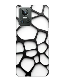 Чехол для Realme GT Neo 3 с картинкой «Белая объемная сетка» Чехол для Realme GT Neo 3 с картинкой «Белая объемная сетка»
