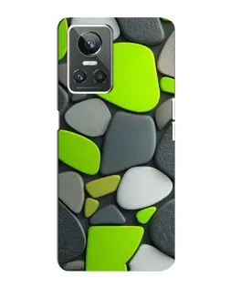 Чехол для Realme GT Neo 3 с картинкой «Яркая неоновая галька»