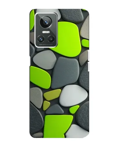 Чехол для Realme GT Neo 3 с картинкой «Яркая неоновая галька»