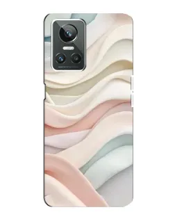 Чехол для Realme GT Neo 3 с картинкой «Пастельные нежные волны»