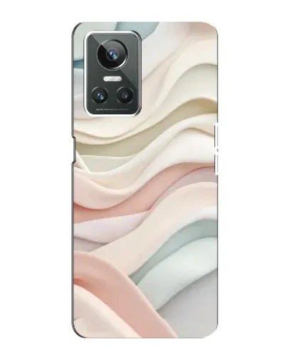 Чехол для Realme GT Neo 3 с картинкой «Пастельные нежные волны»