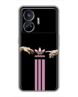 Чехол для Realme GT Neo 5 с картинкой «Adidas Hands»