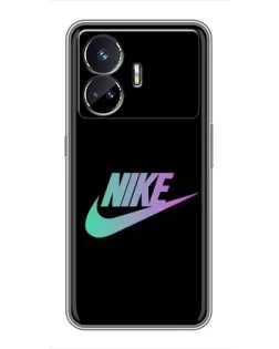 Чехол для Realme GT Neo 5 с картинкой «Nike — городская ночь»