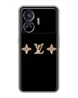 Чехол для Realme GT Neo 5 с картинкой «Louis Vuitton — минимализм»