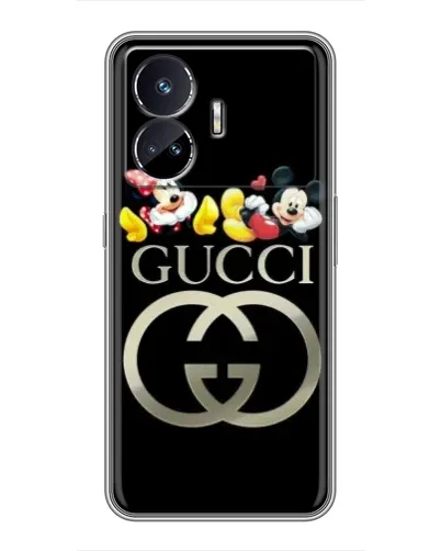 Чехол для Realme GT Neo 5 с картинкой «Gucci — герои Disney»