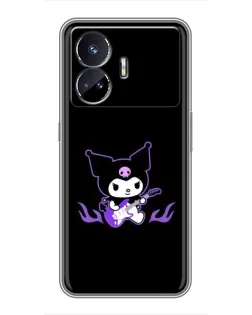 Чехол для Realme GT Neo 5 с картинкой «Электрическая Kuromi»