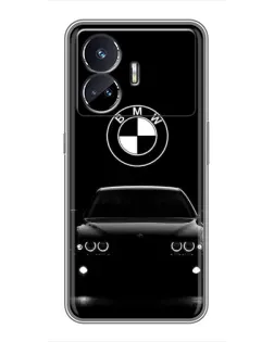 Чехол для Realme GT Neo 5 с картинкой «BMW — взгляд из темноты»
