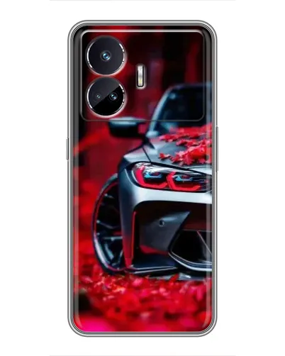 Чехол для Realme GT Neo 5 с картинкой «Спортивная BMW и цветы» Чехол для Realme GT Neo 5 с картинкой «Спортивная BMW и цветы»