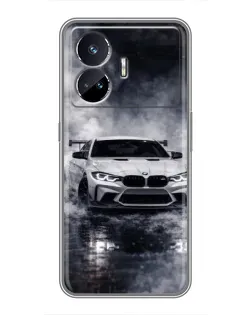 Чехол для Realme GT Neo 5 с картинкой «BMW сквозь туман»