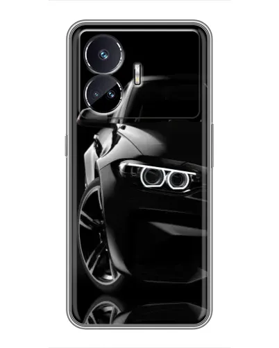 Чехол для Realme GT Neo 5 с картинкой «Черная BMW — профиль» Чехол для Realme GT Neo 5 с картинкой «Черная BMW — профиль»