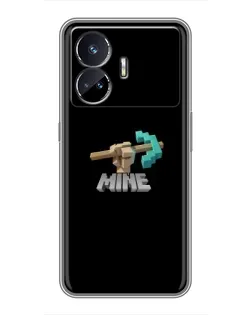 Чехол для Realme GT Neo 5 с картинкой «Алмазная кирка»