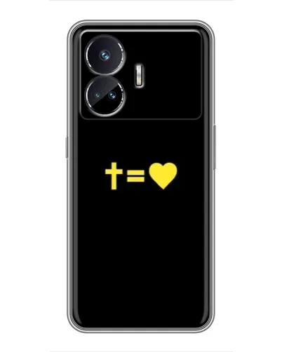 Чехол для Realme GT Neo 5 с картинкой «Сердце и Крест» Чехол для Realme GT Neo 5 с картинкой «Сердце и Крест»