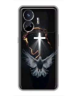 Чехол для Realme GT Neo 5 с картинкой «Голубь и Свет»