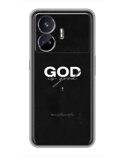 Чехол для Realme GT Neo 5 с картинкой «GOD — Бог над всем» Чехол для Realme GT Neo 5 с картинкой «GOD — Бог над всем»
