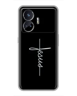 Чехол для Realme GT Neo 5 с картинкой «Тонкая линия веры»