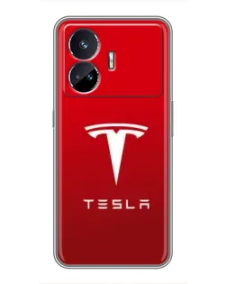 Чехол для Realme GT Neo 5 с картинкой «Tesla Red Classic» Чехол для Realme GT Neo 5 с картинкой «Tesla Red Classic»
