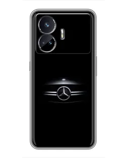 Чехол для Realme GT Neo 5 с картинкой «Mercedes — абстрактные линии»