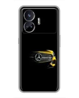 Чехол для Realme GT Neo 5 с картинкой «Mercedes — ретро стиль»